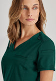 GREYS ANATOMY STRETCH - F 2PKT  Classic   Capri Tuck-in Top  Spandex