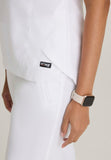 GREYS ANATOMY STRETCH - F 2PKT  Classic   Capri Tuck-in Top  Spandex