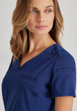 GREYS ANATOMY STRETCH - F 2PKT  Classic   Capri Tuck-in Top  Spandex