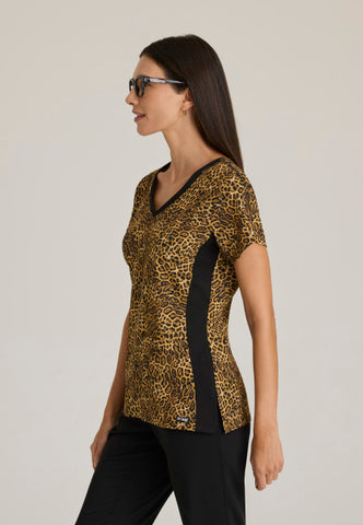 GREYS ANATOMY STRETCH - F 4PKT  Classic   Arie Print Top  Spandex