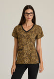 GREYS ANATOMY STRETCH - F 4PKT  Classic   Arie Print Top  Spandex