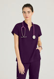 GREYS ANATOMY STRETCH - F 2PKT  Classic   Avery Top  Spandex