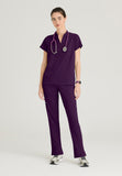 GREYS ANATOMY STRETCH - F 2PKT  Classic   Avery Top  Spandex