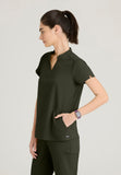 GREYS ANATOMY STRETCH - F 2PKT  Classic   Avery Top  Spandex
