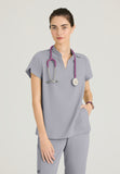 GREYS ANATOMY STRETCH - F 2PKT  Classic   Avery Top  Spandex