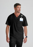 GREYS ANATOMY - M 0PKT  Classic Evan Top  Natural Stretch