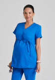 GREYS ANATOMY - F 2PKT  Classic Lilah Top  Natural Stretch