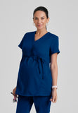 GREYS ANATOMY - F 2PKT  Classic Lilah Top  Natural Stretch