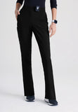 GREYS ANATOMY EVOLVE - F 6PKT  Classic Mid Tapered Cosmo Pant  360 Stretch
