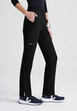GREYS ANATOMY EVOLVE - F 6PKT  Classic Mid Tapered Cosmo Pant  360 Stretch