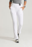 GREYS ANATOMY EVOLVE - F 6PKT  Classic Mid Tapered Cosmo Pant  360 Stretch