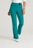 GREYS ANATOMY EVOLVE - F 6PKT  Classic Mid Tapered Cosmo Pant  360 Stretch