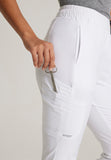 GREYS ANATOMY EVOLVE - F 6PKT  Classic Mid Tapered Cosmo Pant  360 Stretch