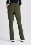 GREYS ANATOMY EVOLVE - F 6PKT  Classic Mid Tapered Cosmo Pant  360 Stretch
