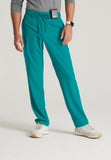 GREYS ANATOMY EVOLVE - M 5PKT  Classic Mid Straight Highland Pant  360 Stretch