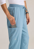 GREYS ANATOMY EVOLVE - M 5PKT  Classic Mid Straight Highland Pant  360 Stretch