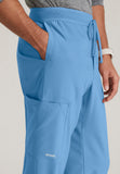 GREYS ANATOMY EVOLVE - M 5PKT  Classic Mid Straight Highland Pant  360 Stretch