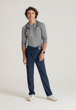 GREYS ANATOMY EVOLVE - M 5PKT  Classic Mid Straight Highland Pant  360 Stretch