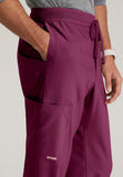 GREYS ANATOMY EVOLVE - M 5PKT  Classic Mid Straight Highland Pant  360 Stretch