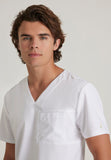 GREYS ANATOMY EVOLVE - M 1PKT  Classic Journey Top  360 Stretch