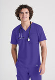 GREYS ANATOMY EVOLVE - M 1PKT  Classic Journey Top  360 Stretch