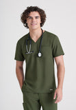 GREYS ANATOMY EVOLVE - M 1PKT  Classic Journey Top  360 Stretch
