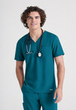GREYS ANATOMY EVOLVE - M 1PKT  Classic Journey Top  360 Stretch
