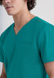 GREYS ANATOMY EVOLVE - M 1PKT  Classic Journey Top  360 Stretch