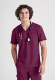 GREYS ANATOMY EVOLVE - M 1PKT  Classic Journey Top  360 Stretch