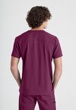 GREYS ANATOMY EVOLVE - M 1PKT  Classic Journey Top  360 Stretch