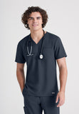 GREYS ANATOMY EVOLVE - M 1PKT  Classic Journey Top  360 Stretch