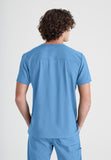 GREYS ANATOMY EVOLVE - M 1PKT  Classic Journey Top  360 Stretch