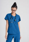 GREYS ANATOMY EVOLVE - F 2PKT  Classic   Rhythm Top  360 Stretch