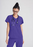 GREYS ANATOMY EVOLVE - F 2PKT  Classic   Rhythm Top  360 Stretch