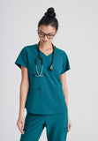 GREYS ANATOMY EVOLVE - F 2PKT  Classic   Rhythm Top  360 Stretch