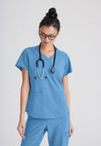 GREYS ANATOMY EVOLVE - F 2PKT  Classic   Rhythm Top  360 Stretch
