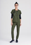 GREYS ANATOMY EVOLVE - F 2PKT  Classic   Rhythm Top  360 Stretch