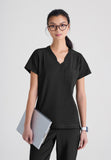 GREYS ANATOMY EVOLVE - F 1PKT  Classic   Sway Tuck-In Top  360 Stretch