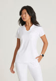 GREYS ANATOMY EVOLVE - F 1PKT  Classic   Sway Tuck-In Top  360 Stretch