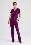 GREYS ANATOMY EVOLVE - F 1PKT  Classic   Sway Tuck-In Top  360 Stretch