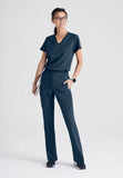 GREYS ANATOMY EVOLVE - F 1PKT  Classic   Sway Tuck-In Top  360 Stretch