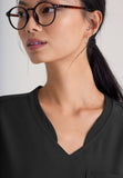 GREYS ANATOMY EVOLVE - F 1PKT  Classic   Sway Tuck-In Top  360 Stretch