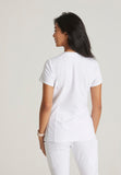 GREYS ANATOMY EVOLVE - F 1PKT  Classic   Sway Tuck-In Top  360 Stretch