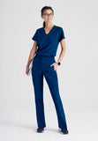 GREYS ANATOMY EVOLVE - F 1PKT  Classic   Sway Tuck-In Top  360 Stretch