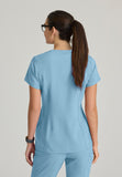 GREYS ANATOMY EVOLVE - F 1PKT  Classic   Sway Tuck-In Top  360 Stretch