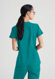 GREYS ANATOMY EVOLVE - F 1PKT  Classic   Sway Tuck-In Top  360 Stretch