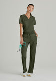 GREYS ANATOMY STRETCH - F 1PKT  Classic   Bree Top  Spandex