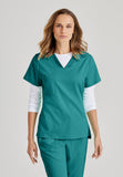 GREYS ANATOMY STRETCH - F 1PKT  Classic   Bree Top  Spandex