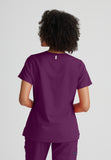 GREYS ANATOMY STRETCH - F 1PKT  Classic   Bree Top  Spandex