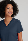 GREYS ANATOMY STRETCH - F 1PKT  Classic   Bree Top  Spandex